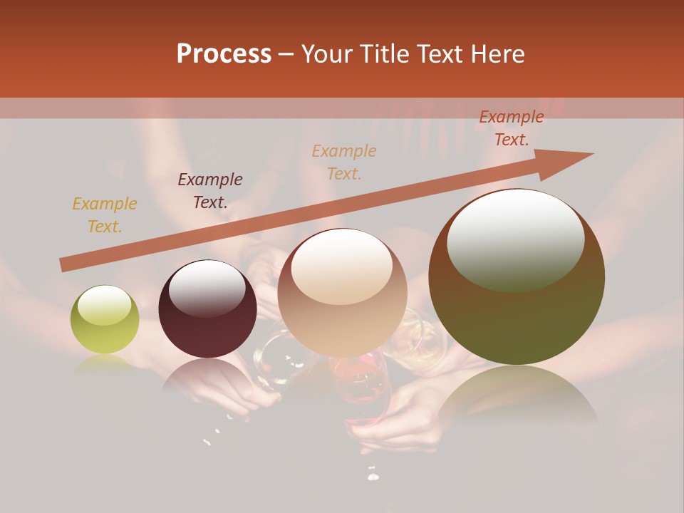 A Group Of People Holding Wine Glasses In Their Hands PowerPoint Template