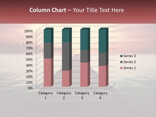 A Wooden Dock In The Middle Of A Body Of Water PowerPoint Template