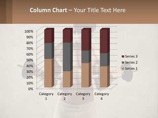 A Man Holding Two Dumbs In His Hands PowerPoint Template