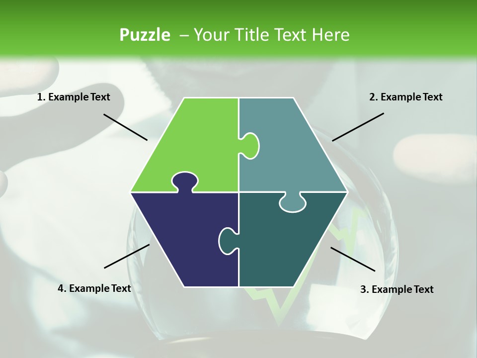 A Man Holding A Glass Ball In His Hands PowerPoint Template