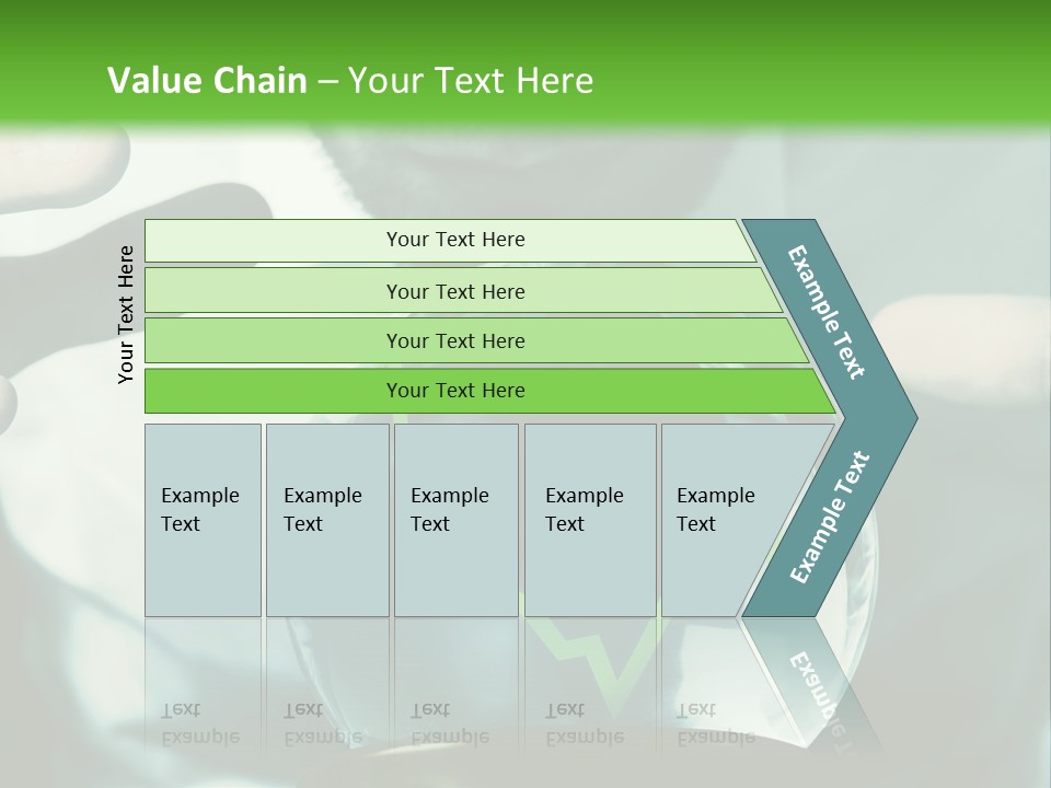 A Man Holding A Glass Ball In His Hands PowerPoint Template