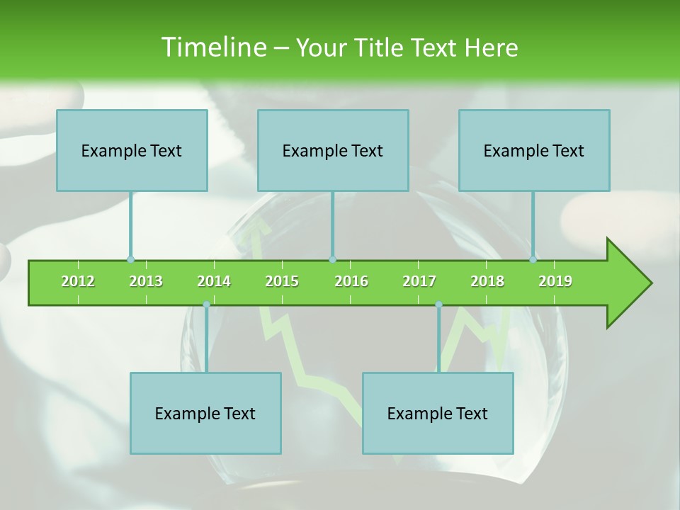 A Man Holding A Glass Ball In His Hands PowerPoint Template