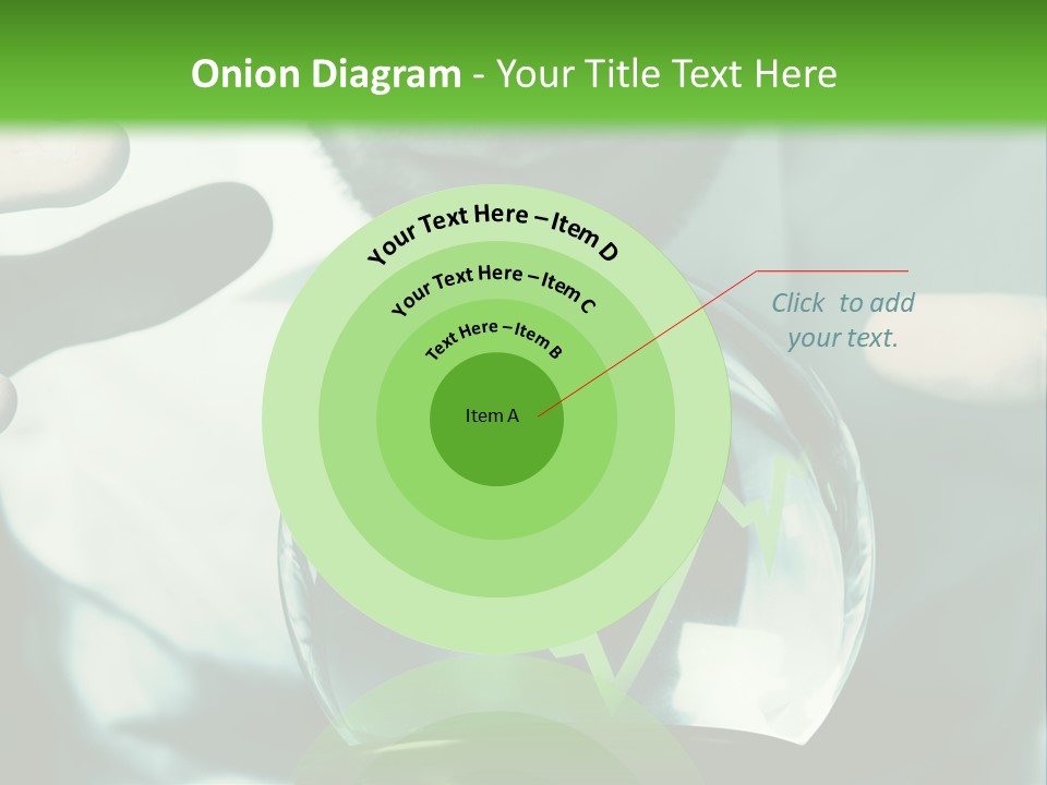 A Man Holding A Glass Ball In His Hands PowerPoint Template