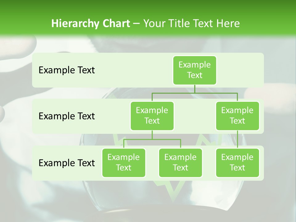 A Man Holding A Glass Ball In His Hands PowerPoint Template
