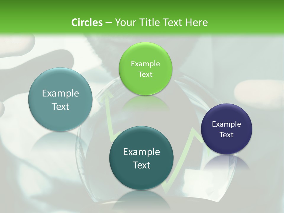 A Man Holding A Glass Ball In His Hands PowerPoint Template