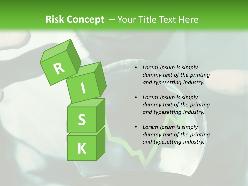 A Man Holding A Glass Ball In His Hands PowerPoint Template