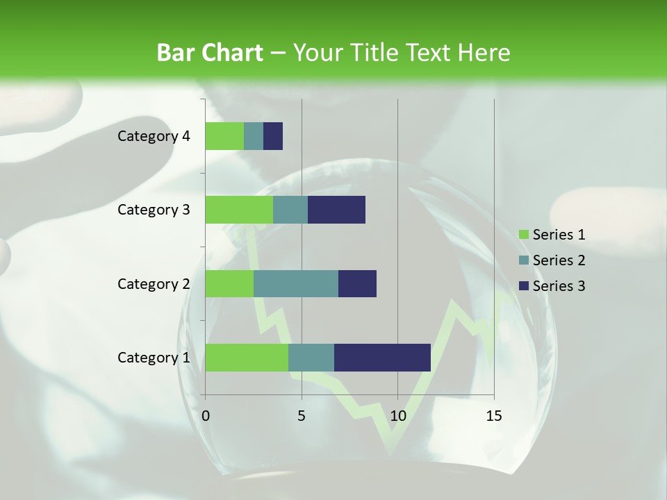 A Man Holding A Glass Ball In His Hands PowerPoint Template
