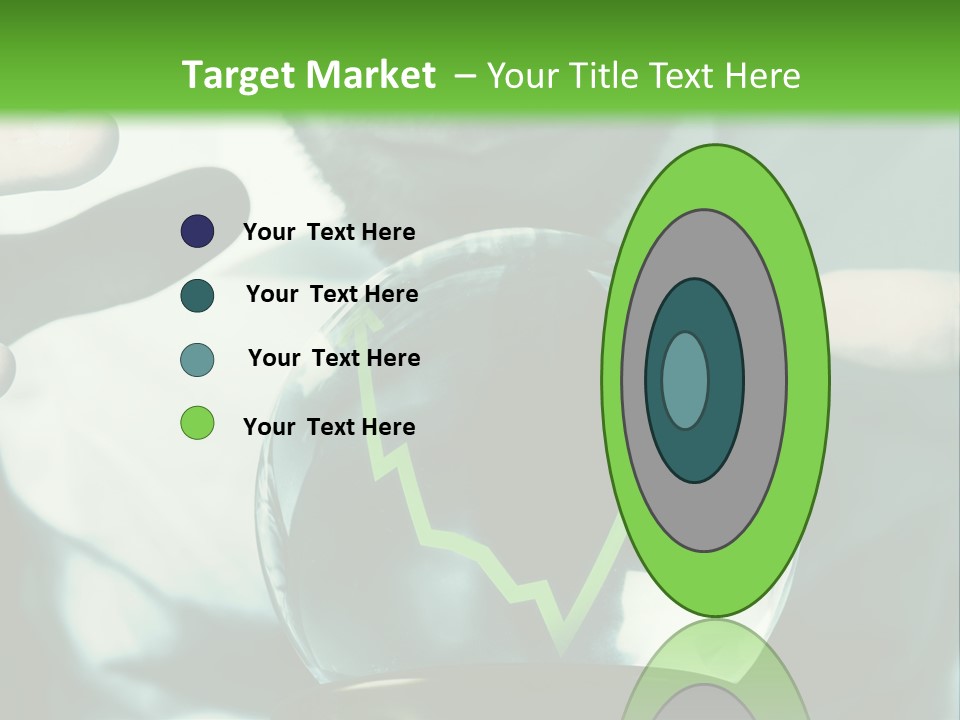 A Man Holding A Glass Ball In His Hands PowerPoint Template