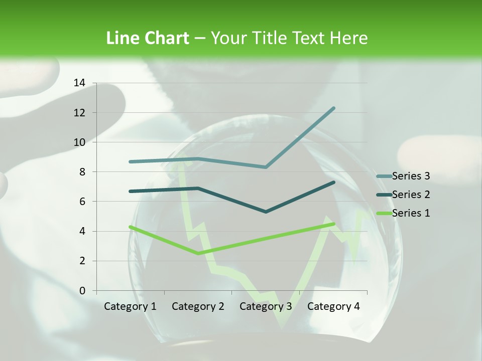 A Man Holding A Glass Ball In His Hands PowerPoint Template