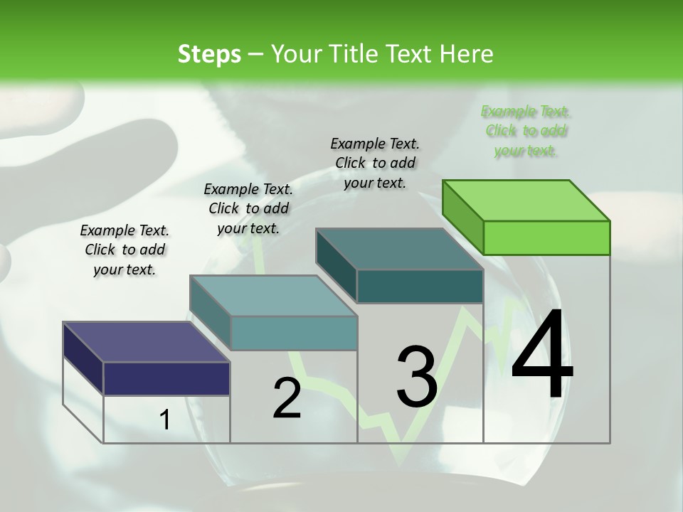 A Man Holding A Glass Ball In His Hands PowerPoint Template