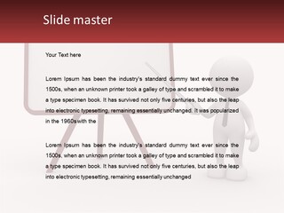 A Person Standing Next To A White Board With A Knife PowerPoint Template