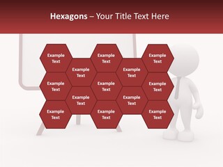 A Person Standing Next To A White Board With A Knife PowerPoint Template