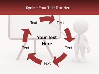 A Person Standing Next To A White Board With A Knife PowerPoint Template