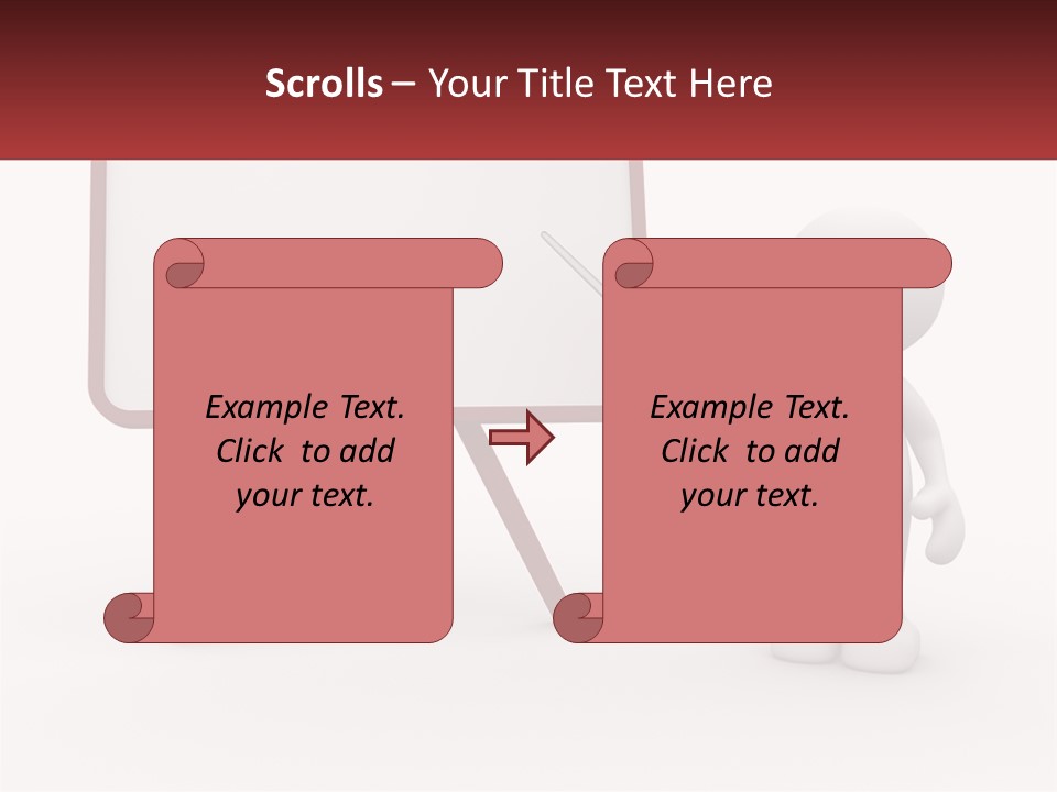 A Person Standing Next To A White Board With A Knife PowerPoint Template