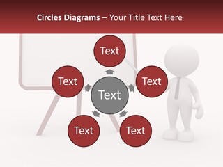 A Person Standing Next To A White Board With A Knife PowerPoint Template