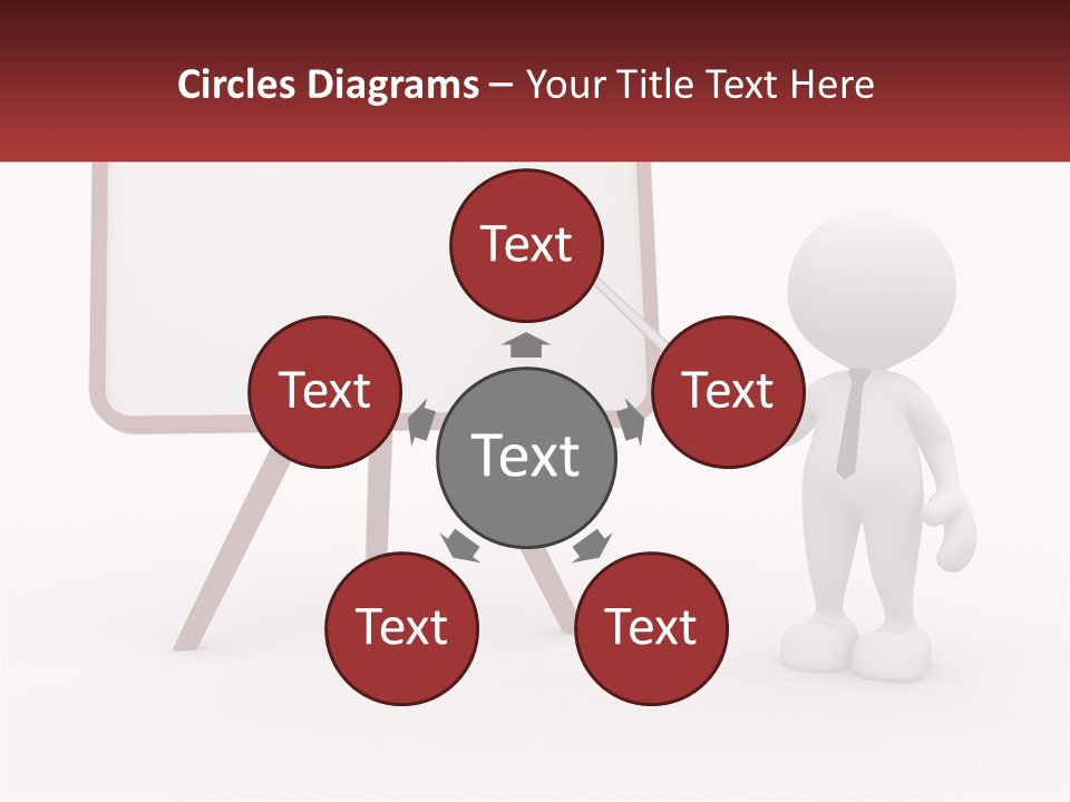 A Person Standing Next To A White Board With A Knife PowerPoint Template
