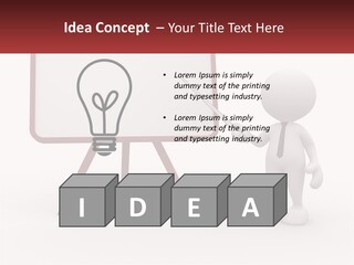 A Person Standing Next To A White Board With A Knife PowerPoint Template