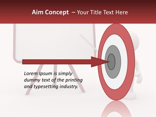 A Person Standing Next To A White Board With A Knife PowerPoint Template