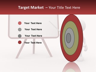 A Person Standing Next To A White Board With A Knife PowerPoint Template