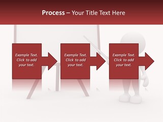 A Person Standing Next To A White Board With A Knife PowerPoint Template