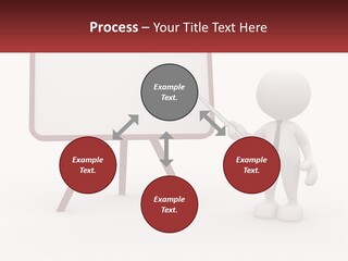 A Person Standing Next To A White Board With A Knife PowerPoint Template