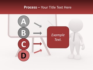 A Person Standing Next To A White Board With A Knife PowerPoint Template