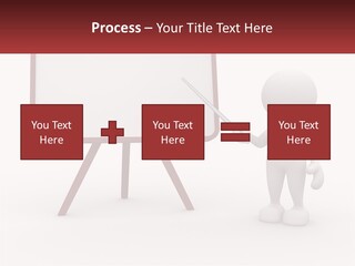 A Person Standing Next To A White Board With A Knife PowerPoint Template