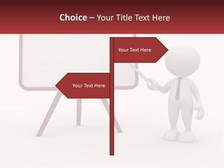 A Person Standing Next To A White Board With A Knife PowerPoint Template
