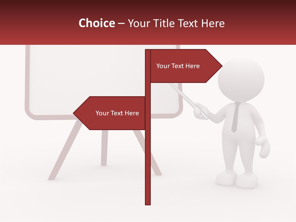 A Person Standing Next To A White Board With A Knife PowerPoint Template