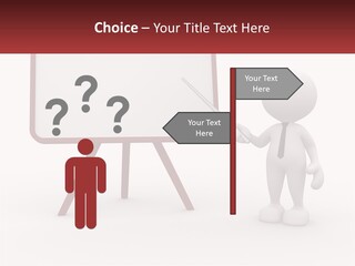 A Person Standing Next To A White Board With A Knife PowerPoint Template