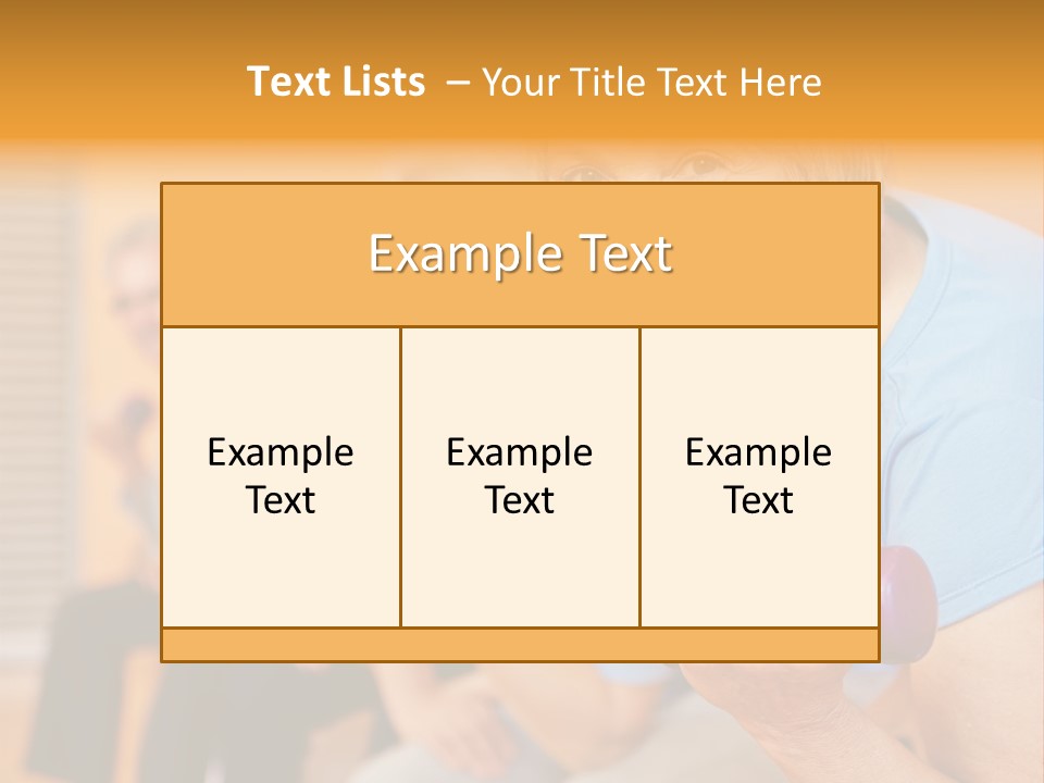 A Group Of Older Women Exercising With Dumbbells PowerPoint Template