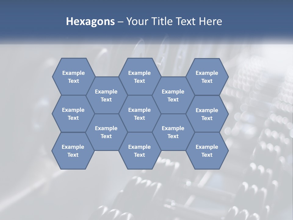 A Row Of Dumbbells In A Gym Powerpoint Template PowerPoint Template