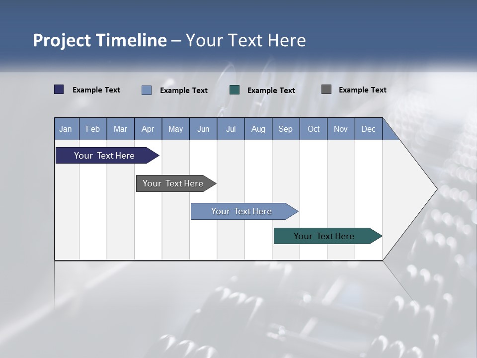 A Row Of Dumbbells In A Gym Powerpoint Template PowerPoint Template