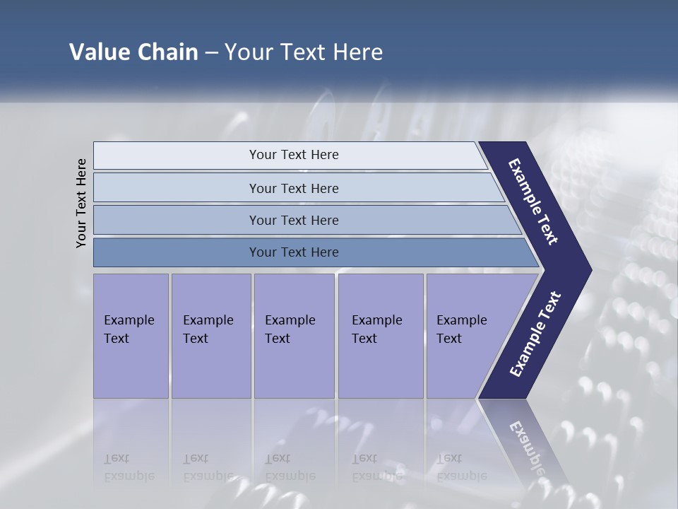 A Row Of Dumbbells In A Gym Powerpoint Template PowerPoint Template