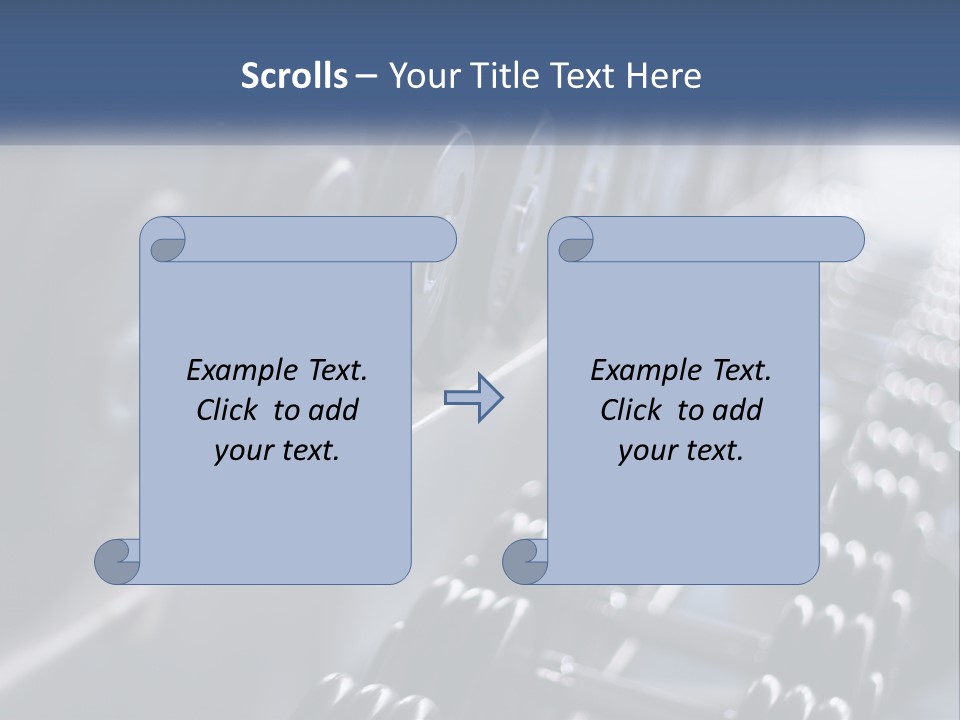 A Row Of Dumbbells In A Gym Powerpoint Template PowerPoint Template