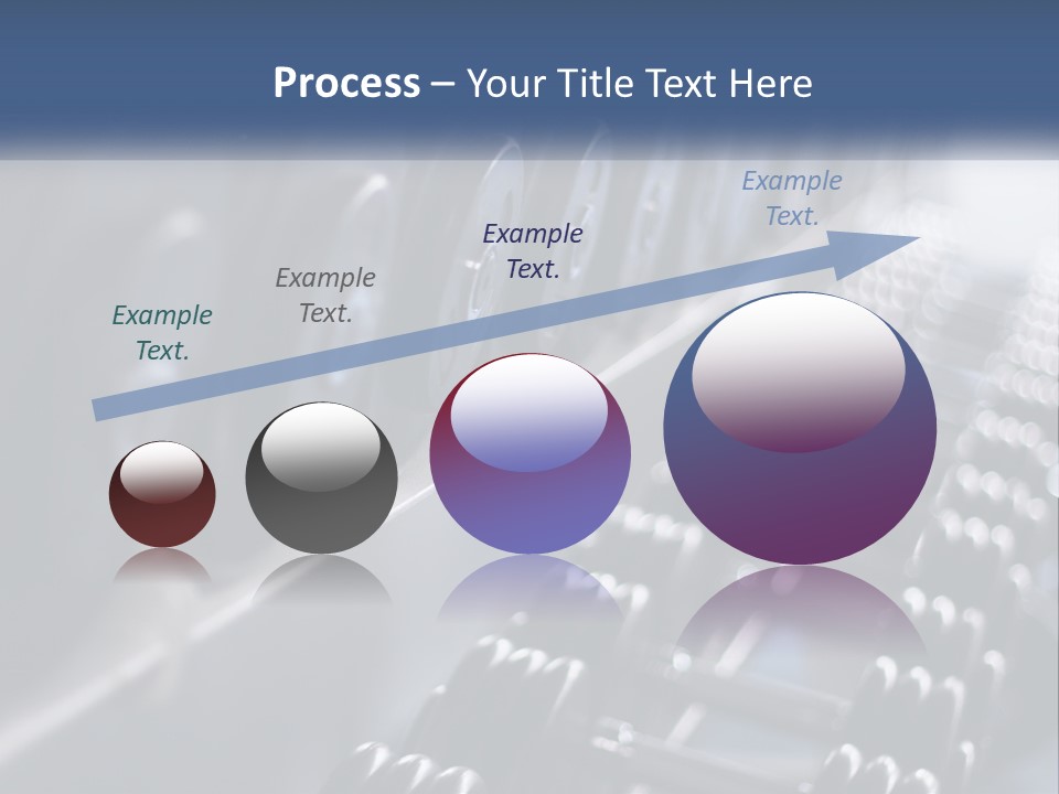A Row Of Dumbbells In A Gym Powerpoint Template PowerPoint Template