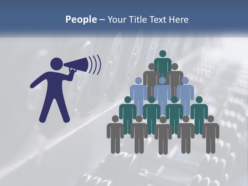 A Row Of Dumbbells In A Gym Powerpoint Template PowerPoint Template