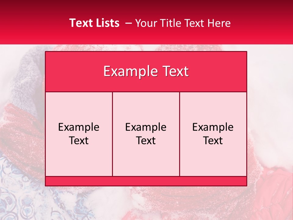 A Man And A Woman Laying In The Snow PowerPoint Template