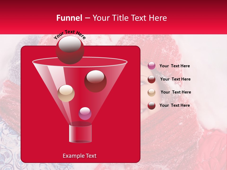 A Man And A Woman Laying In The Snow PowerPoint Template