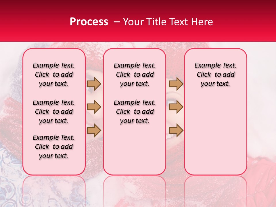 A Man And A Woman Laying In The Snow PowerPoint Template