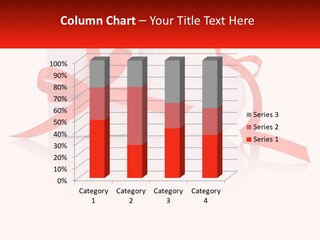 A White Box With A Red Ribbon And A White Box With A Red Bow PowerPoint Template