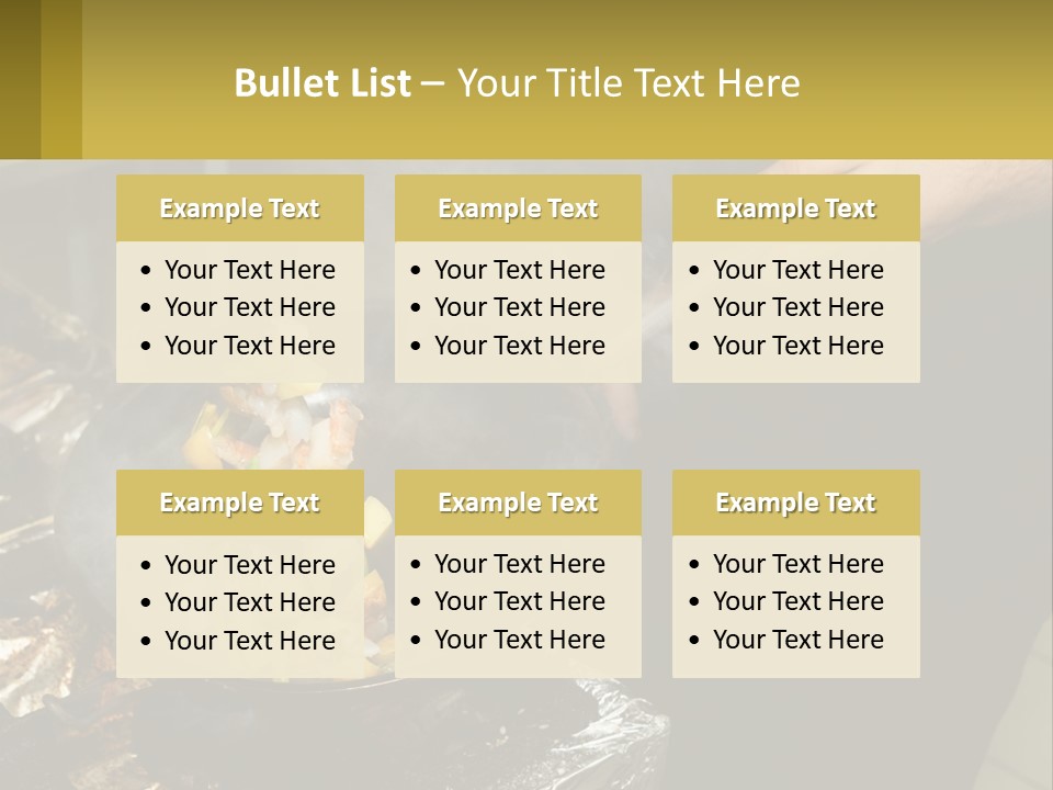 A Person Is Cooking Food On A Grill PowerPoint Template