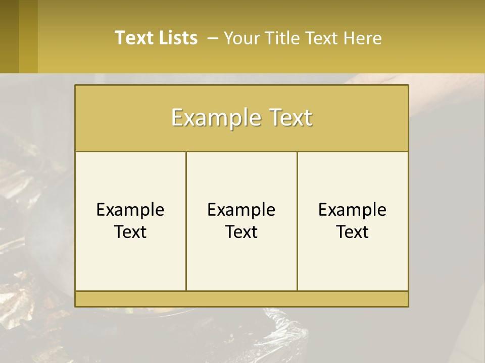 A Person Is Cooking Food On A Grill PowerPoint Template