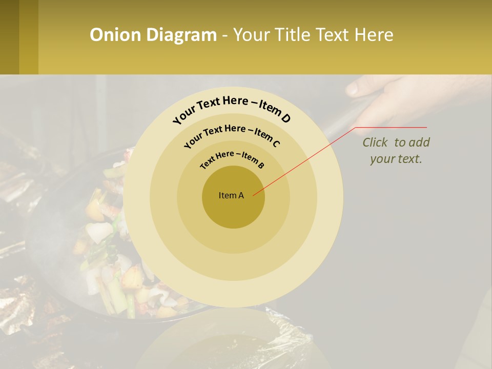 A Person Is Cooking Food On A Grill PowerPoint Template