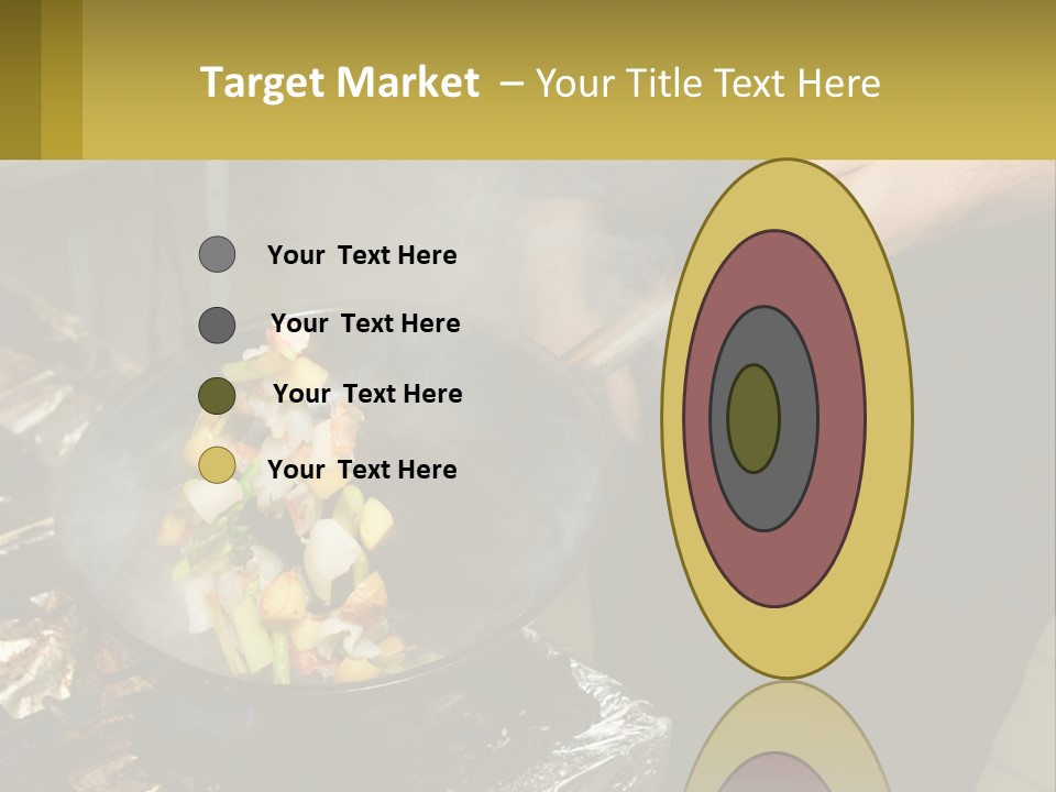 A Person Is Cooking Food On A Grill PowerPoint Template