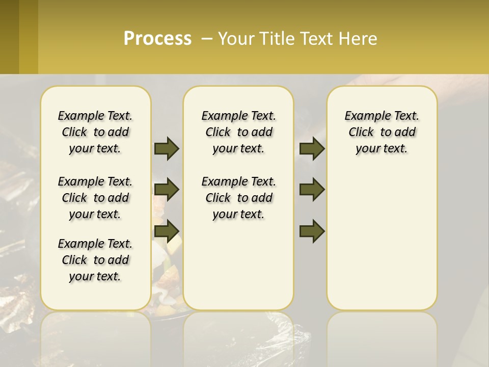 A Person Is Cooking Food On A Grill PowerPoint Template