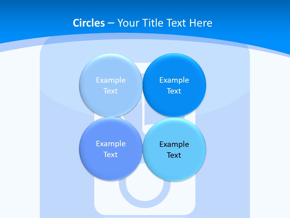 An Mp3 Player With A Music Note On It PowerPoint Template