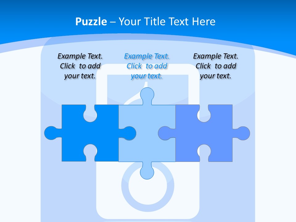 An Mp3 Player With A Music Note On It PowerPoint Template