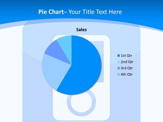 An Mp3 Player With A Music Note On It PowerPoint Template