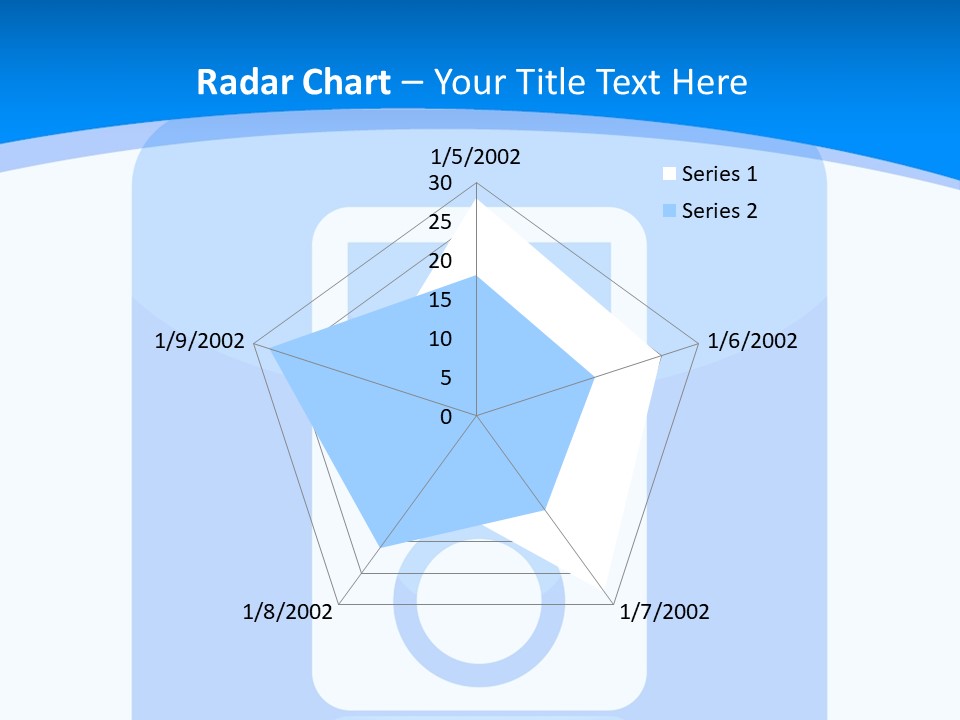 An Mp3 Player With A Music Note On It PowerPoint Template